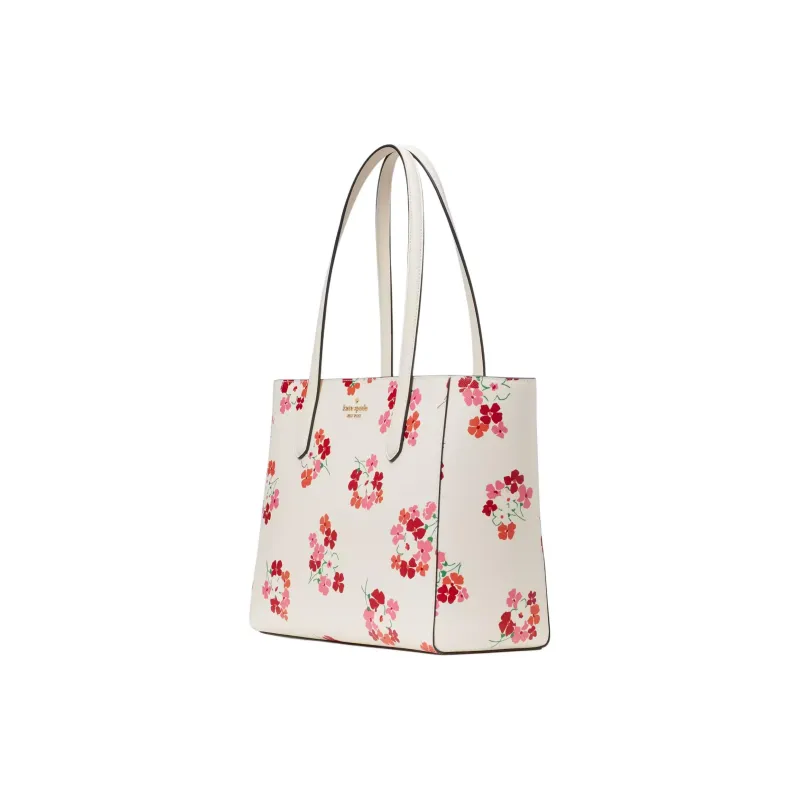 Kate Spade Staci PVC Tote Bag Shopping Bag Shoulder Bag Crossbody Bag Handbag Medium Size Women's White-1