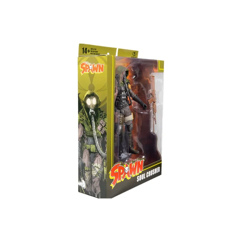 McFARLANE Spawn Second Wave Mechanical Gorilla Female Spawn Dark Redeemer Soul Lasher Gatling Denim Action Figures-14