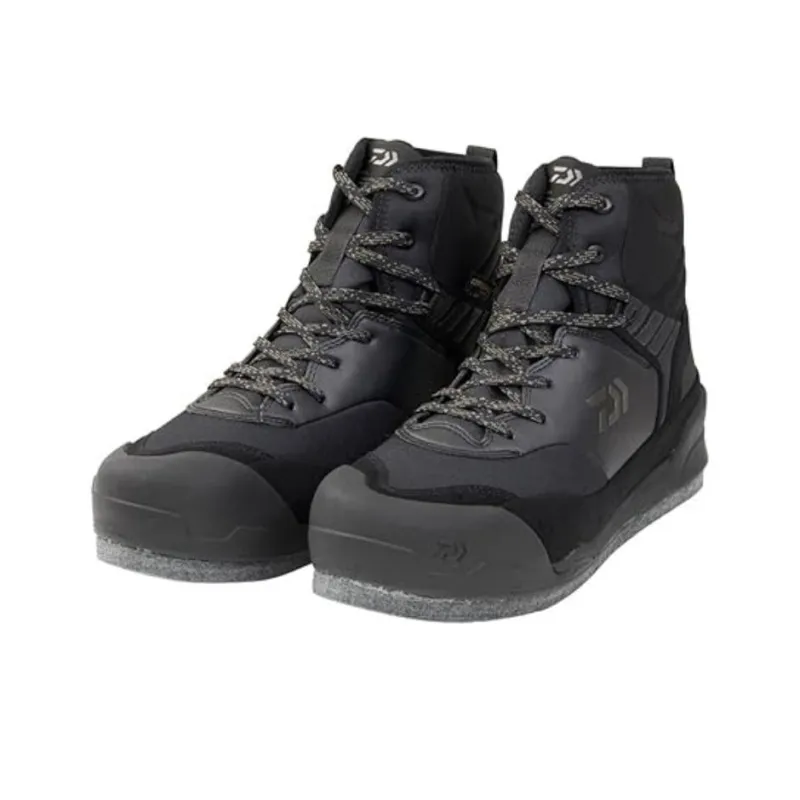 DAIWA Wear-Resistant Mid-Top Hiking Shoes/Trekking Shoes Men's Black-2