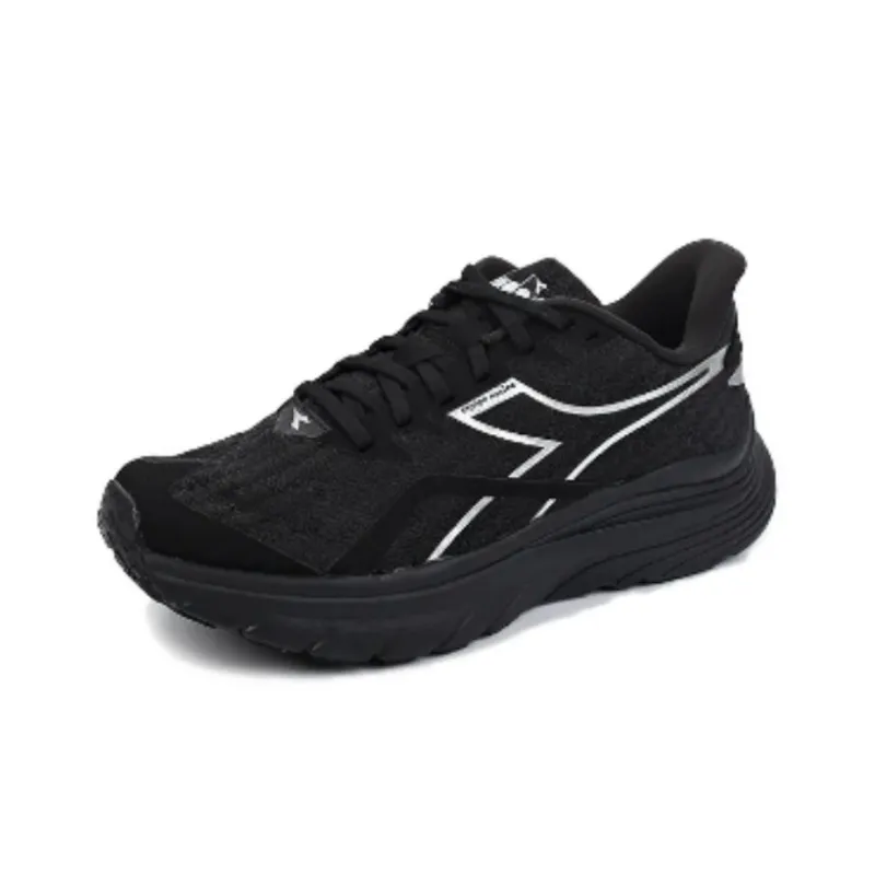 diadora Women's Equipe Nucleo 'Black Metallic Silver'-2