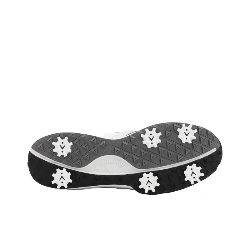 Callaway Chev Ls Wear-Resistant Low-Top Golf Shoes Men's White-4