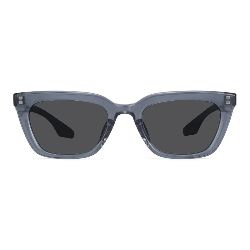 PULAIS Plate Frame Square Sunglasses Unisex-1