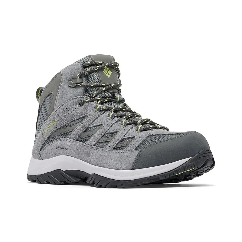 Columbia Cushioning Waterproof Mid Top Trail Running Shoes Men's Gray-3