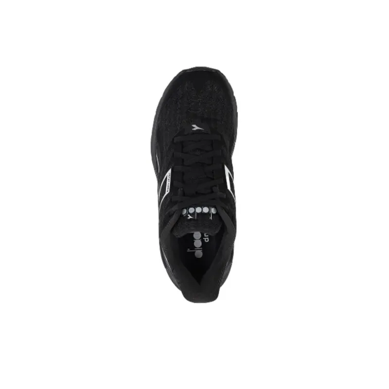 diadora Women's Equipe Nucleo 'Black Metallic Silver'-4