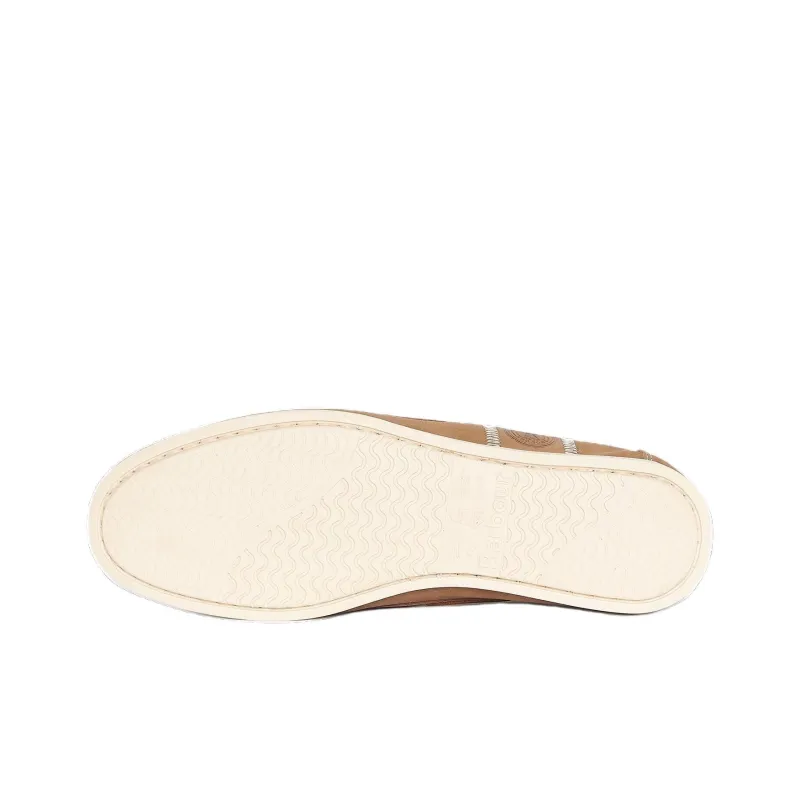 BARBOUR Boat Shoes Men Brown-5