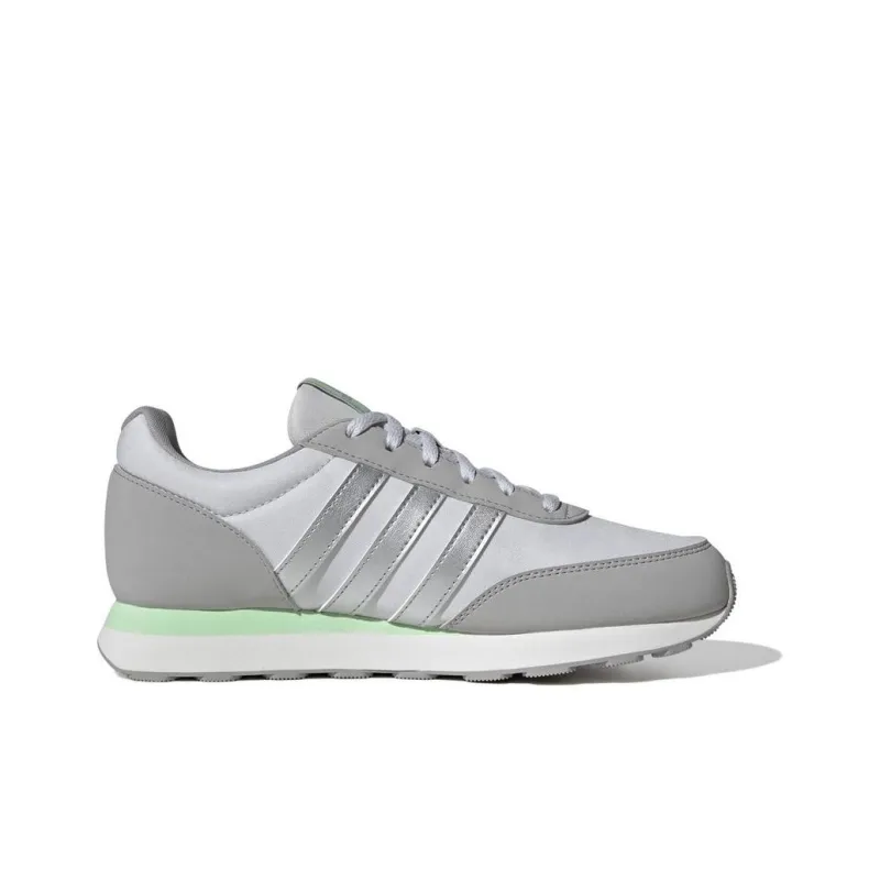 Adidas Neo RUN 60S 3.0 Cushioning, Wear Resistant Low Top Running Shoes Women's Gray Green-1