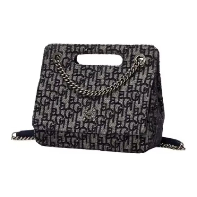 Laurence & Chico Polyester Portable Crossbody Bag Shoulder Bag Medium Size Women's Dark Blue/Red-1