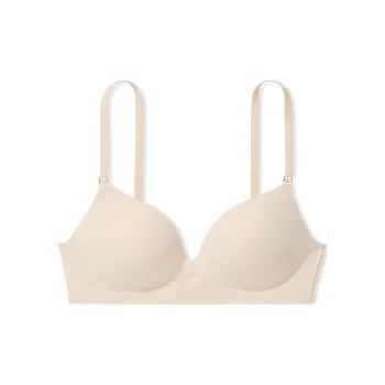 Victoria's Secret PINK LOVE CLOUD Wireless Push-Up Bra/Marzipan Bra Women's Beige