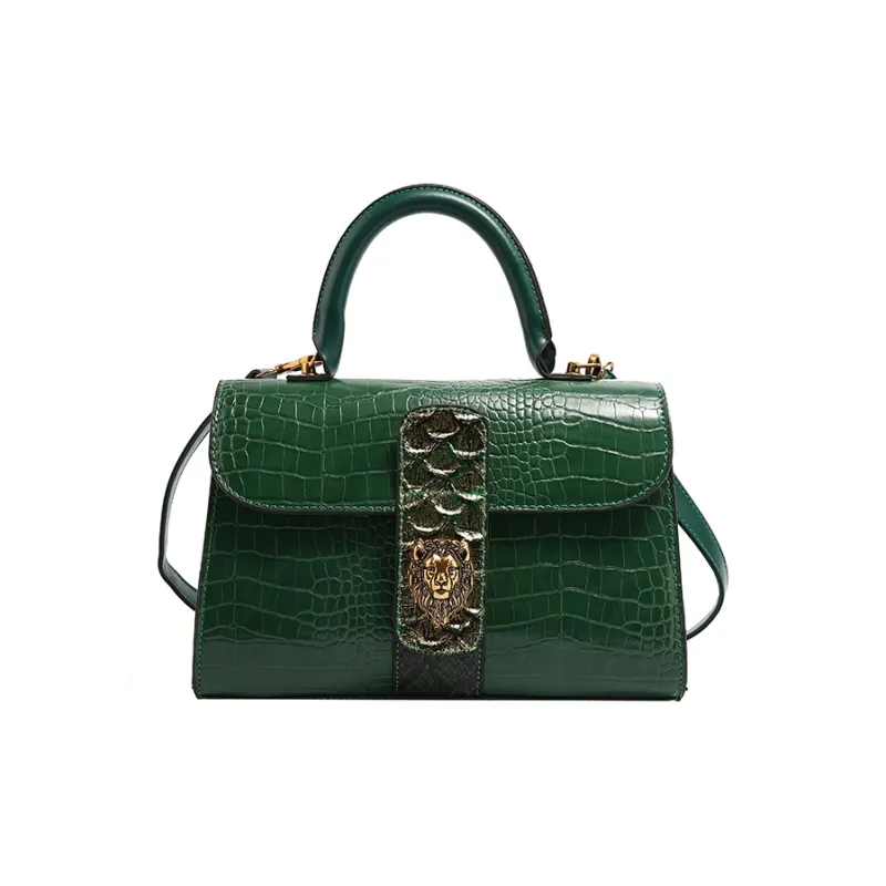NOMK PU Shoulder Bag, Crossbody Bag, Handbag Regular Women's Black/Green/Brown-8