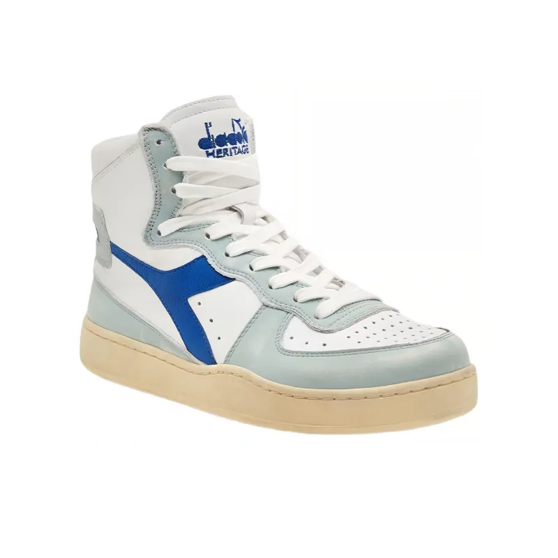 diadora Mi Basket High Used 'Grey Dark Antique Silver'-1