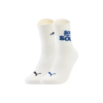 PUMA 2P APAC Ankle Socks Unisex 2 Pack Gray White