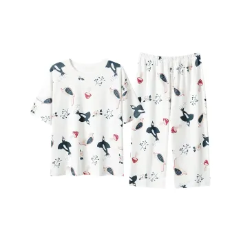 GOSO Pajama Set Women's White Shades