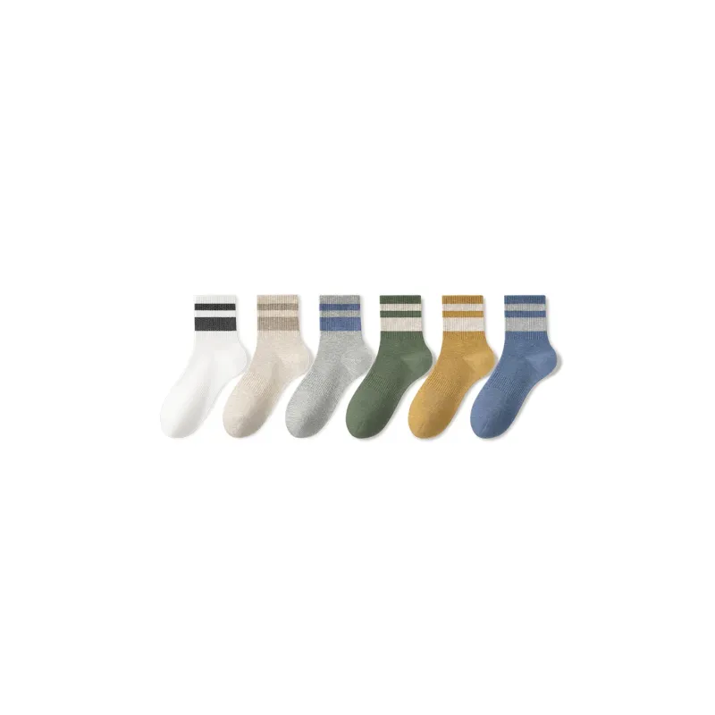 B&C.Room Unisex Mid Calf Socks-9