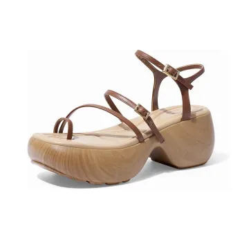 ZSAZSAZSU Strap Sandals 6.5cm Women's Dark Brown