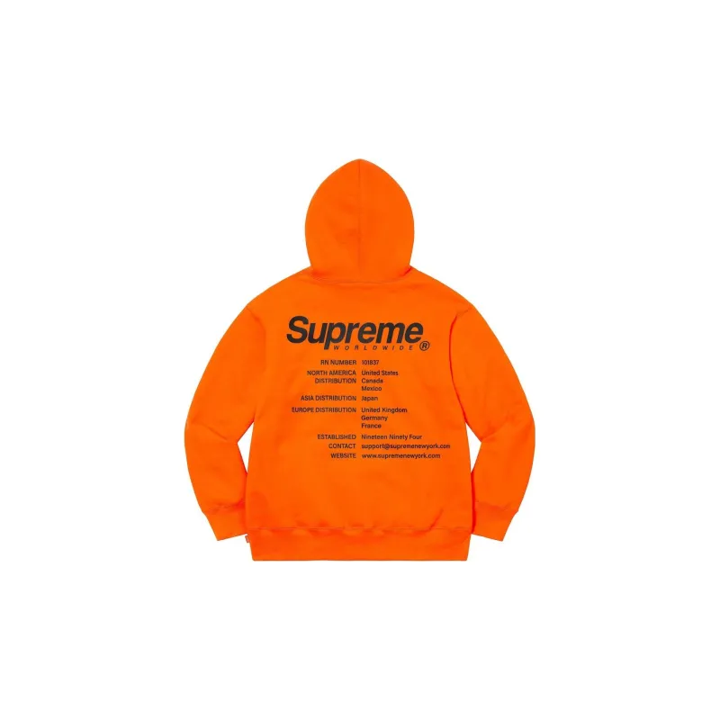 Supreme Worldwide Hooded Sweatshirt-8