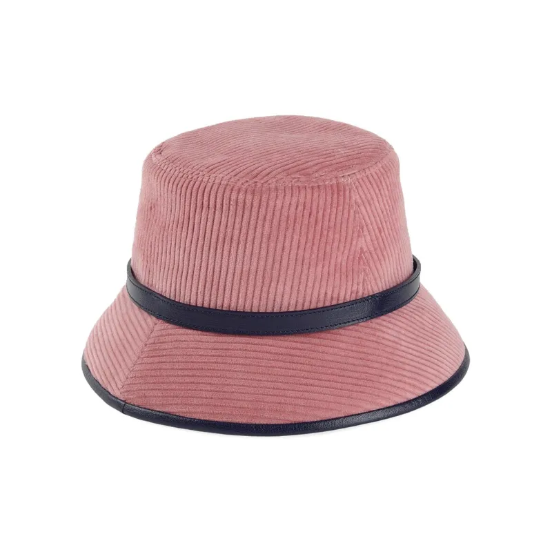 GUCCI Corduroy Horsebit Bucket Hat-2