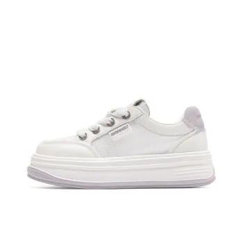 ST&SAT Lightweight Breathable Height Increasing Mid Top Skateboard Shoes Women's