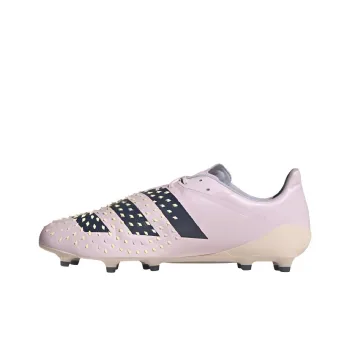 Adidas Predator Malice FG Rubber Long Studs Anti-Slip Wear-Resistant Soccer Shoes Men's Pink Black