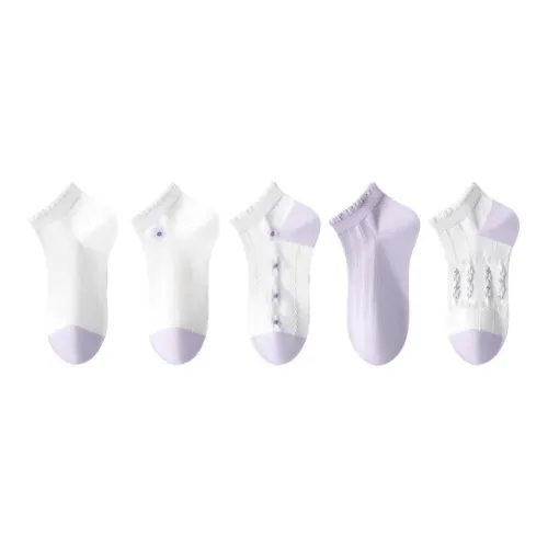 MIIOW No-Show Socks Women's 5 Pack