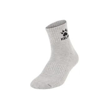 KELME Mid Calf Socks Unisex 1 Pack Heather Gray
