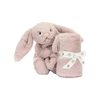 JELLYCAT Bashful Luxe Bunny Rosa Soother