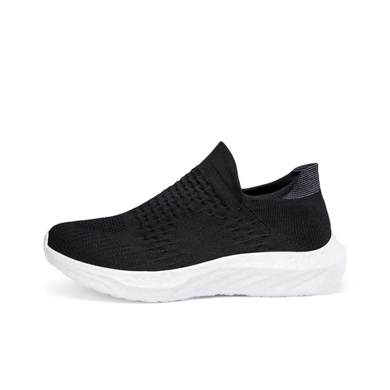 SENGUIBUCK Casual Shoes Men Low Top Black White/All Black/Coffee-1