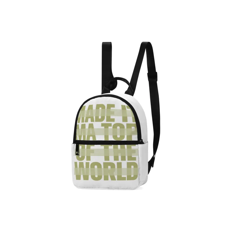 Soundbyte Polyester Backpack Mini Unisex Green-1