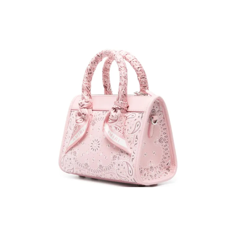 AMIRI Calfskin Tote Bag Shopping Bag Handbag Mini Women's Light Pink-1