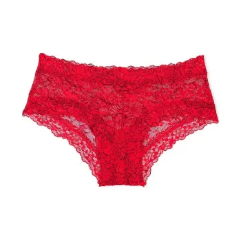 Victoria's Secret PINK THE LACIE Lace Cheeky Panty/Red Underpants Women's 1 Pack