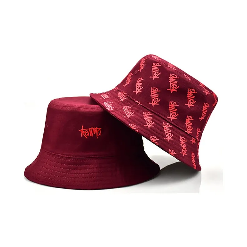 KENMO Cotton Bucket Hats Unisex-17