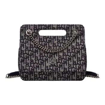 Laurence & Chico Polyester Portable Crossbody Bag Shoulder Bag Medium Size Women's Dark Blue/Red