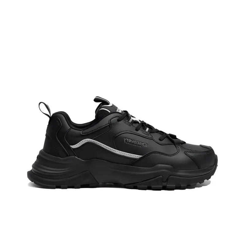 Discovery Expedition Chunky Sneakers Men Low Top Black-1