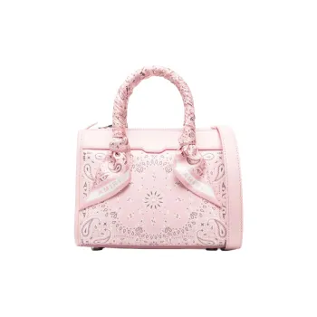 AMIRI Calfskin Tote Bag Shopping Bag Handbag Mini Women's Light Pink