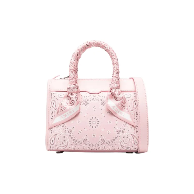 AMIRI Calfskin Tote Bag Shopping Bag Handbag Mini Women's Light Pink-0