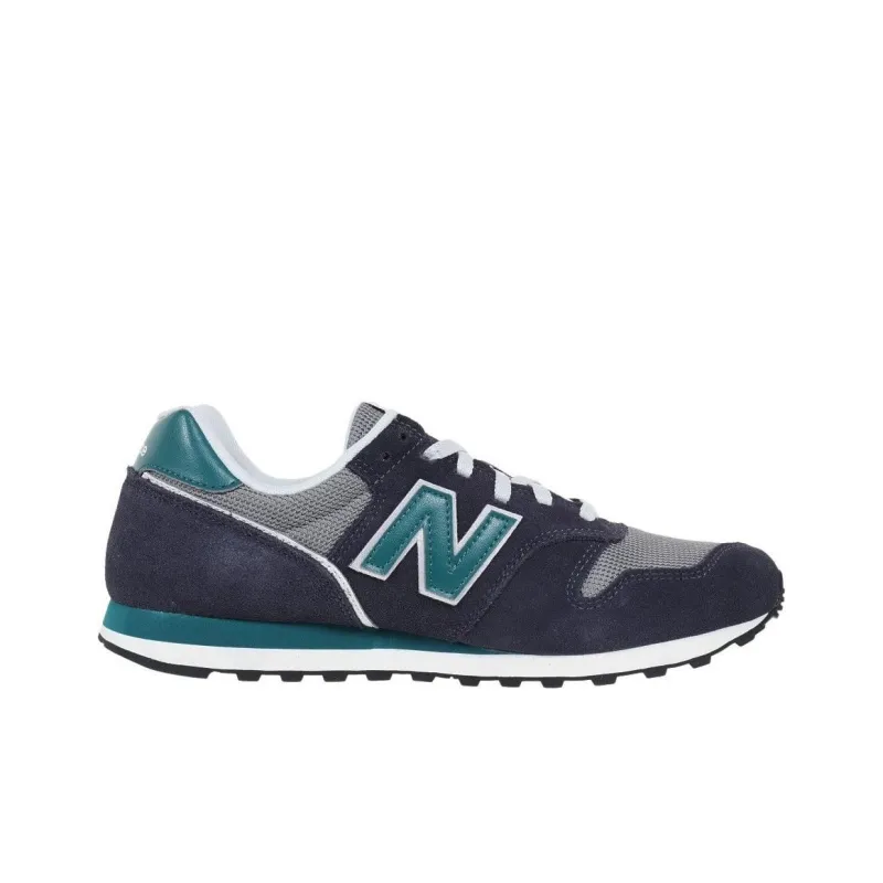 New Balance NB 373 Abrasion Resistant Breathable Low Top Running Shoes Men's Blue Gray Green-1