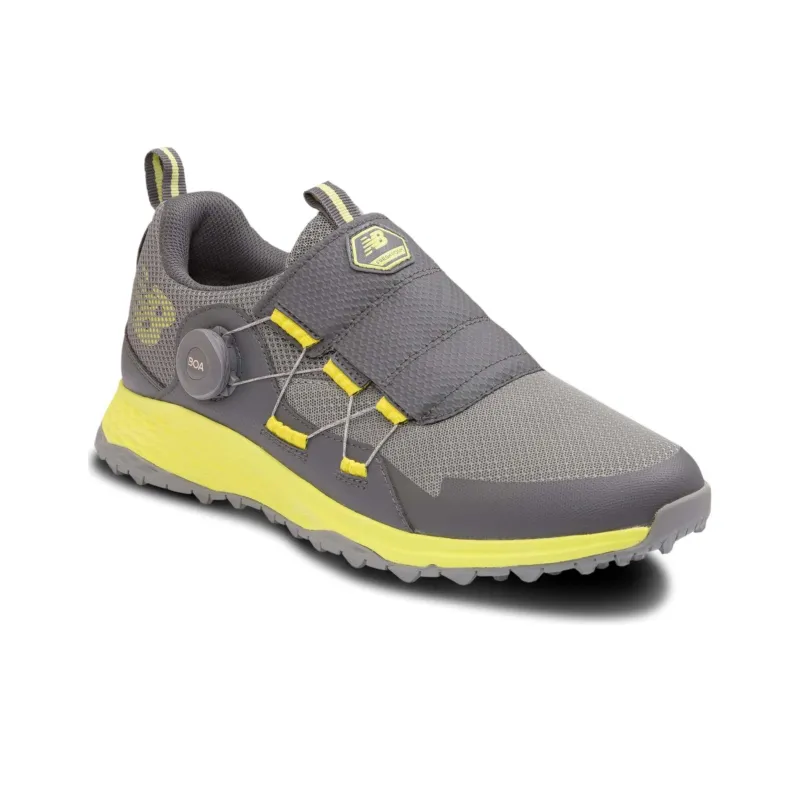 New Balance NB Fresh Foam 4700 V1 SL BOAR G Cushioning Breathable Low Top Golf Shoes Men's Gray Yellow-2
