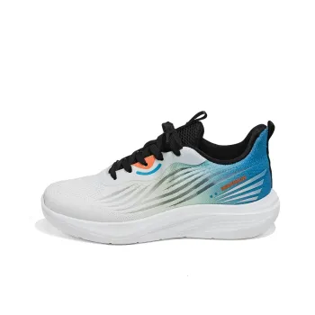 Warrior Shock Absorbers With Slip Resistant Features Low Top Casual Running Shoes Men's White Green Blue