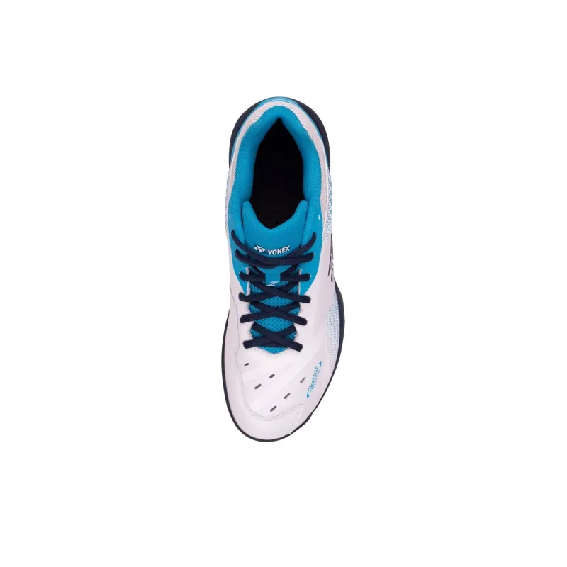 YONEX Power Cushion Low Top Badminton Shoes Unisex White Blue-2