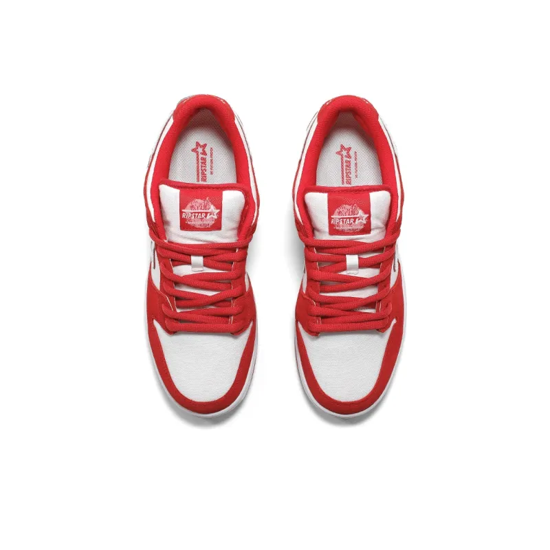 RIPSTAR SKBD Low Anti Slip Wear Resistant Low Top Skateboard Shoes Unisex Passionate Love Color Scheme-4