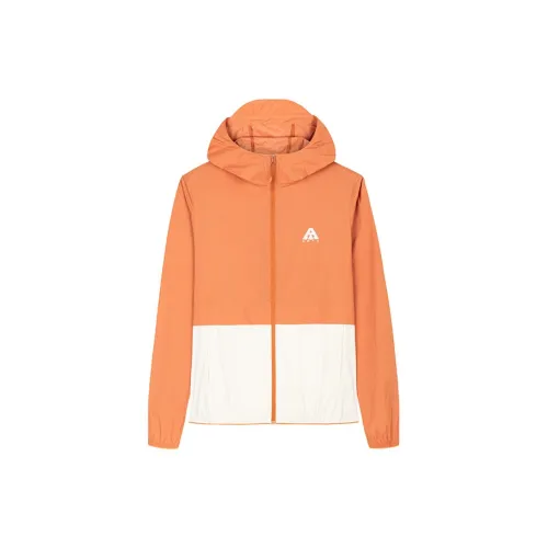 Anta Breathable Quick Dry UV Protection Sun Protection Clothing Women's Sunset Orange
