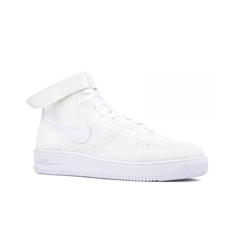 Nike Af1 Ultra Flyknit Mid White/White-2