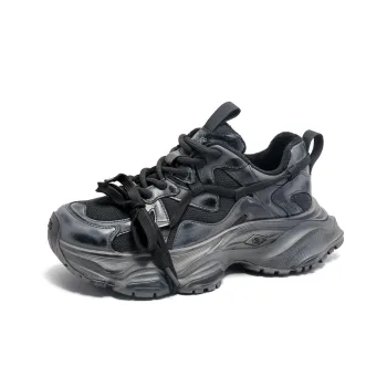 Violentbear Anti Slip Wear Resistant Low Top Chunky Sneakers Women's