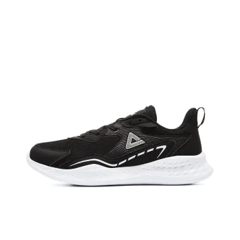 PEAK Cushioning Abrasion Resistant Breathable Slip Resistant Low Top Running Shoes Women's Black Baymax