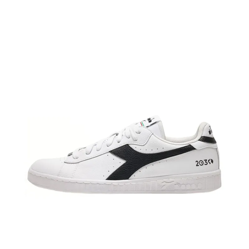 diadora Game L Waxed Row Cut 'White Black'-0