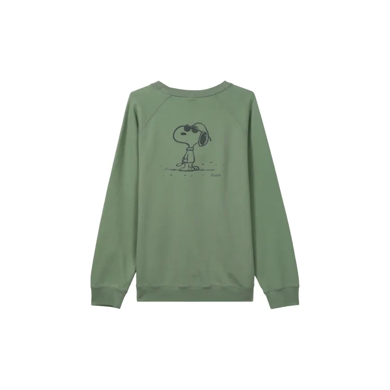 Peanuts X UNIQLO X PEANUTS Co branded Series T Shirts Unisex Turquoise-1