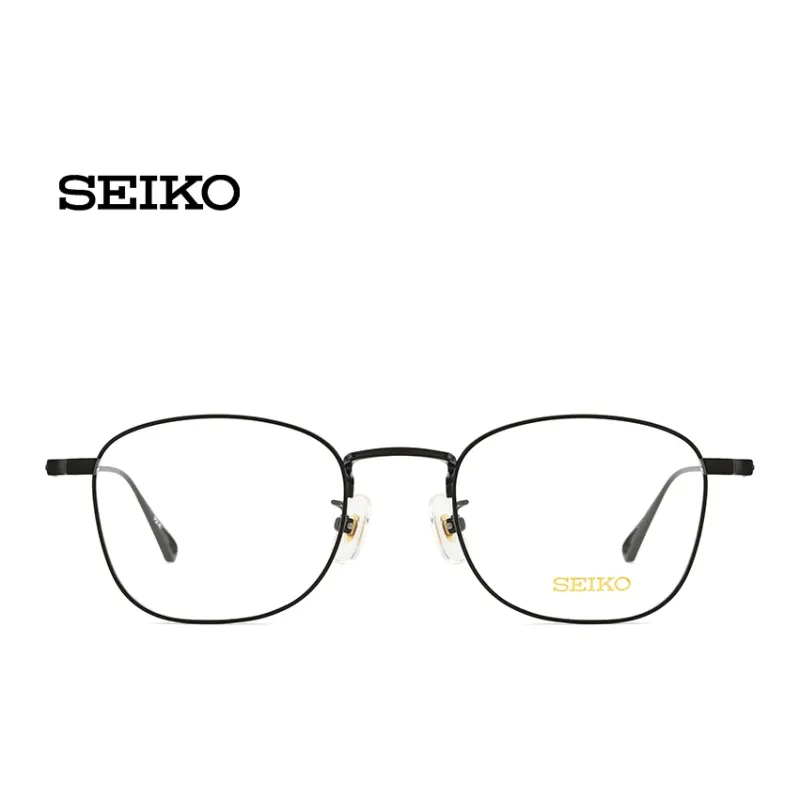 SEIKO Titanium Alloy Square Eyeglass Frames Unisex-1