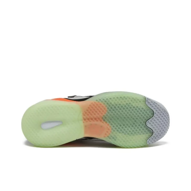 AND1 Override Anti-Slip Wear-Resistant Low-Top Basketball Shoes Men's Gray Green-4