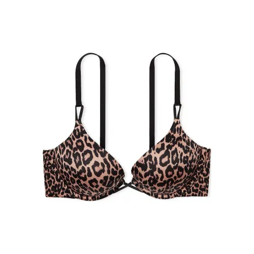 Victoria's Secret VERY SEXY Bombshell Add 2 Cups Smooth Push Up Bra/SL Bra Women's Leopard Print