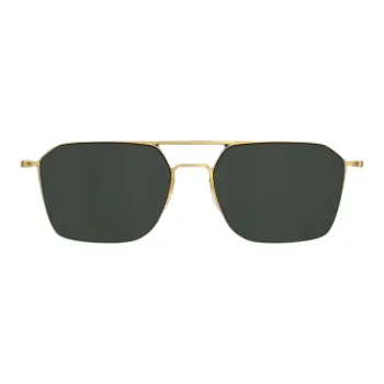 LINDBERG Aviator Sunglasses Unisex Gold