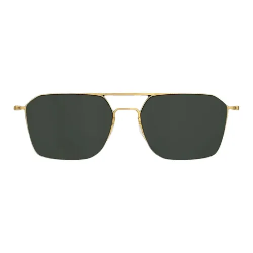 LINDBERG Aviator Sunglasses Unisex Gold